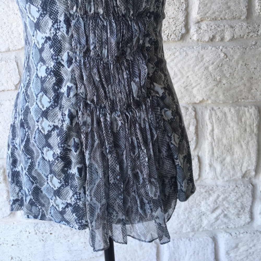 Bailey 44 Snake Print Python Blouse / Size Xs - image 4